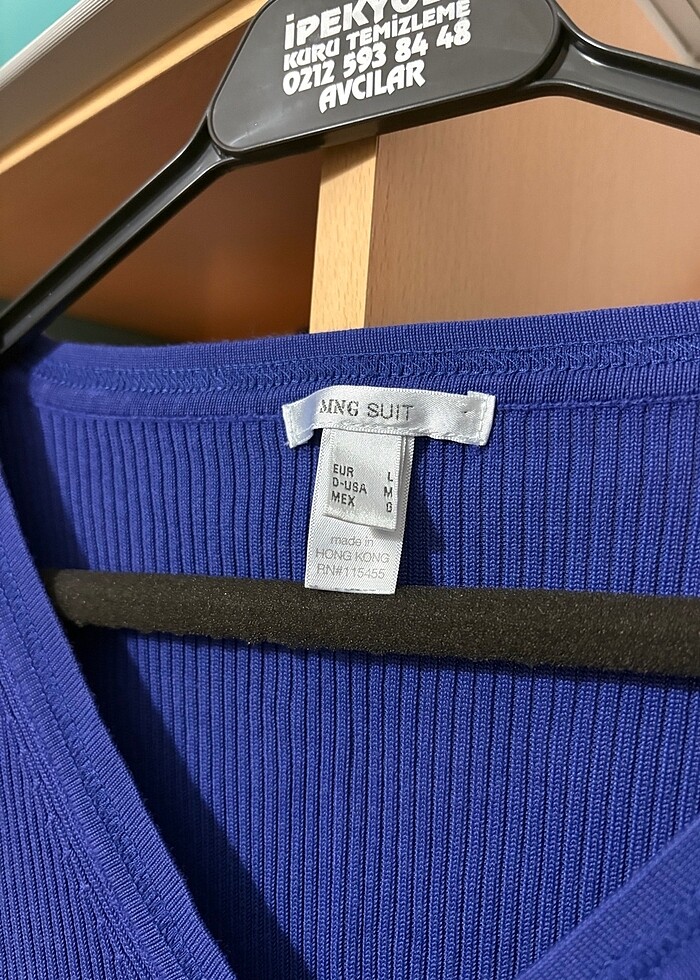 MANGO Marka yazlık triko bluz - Görsel 3