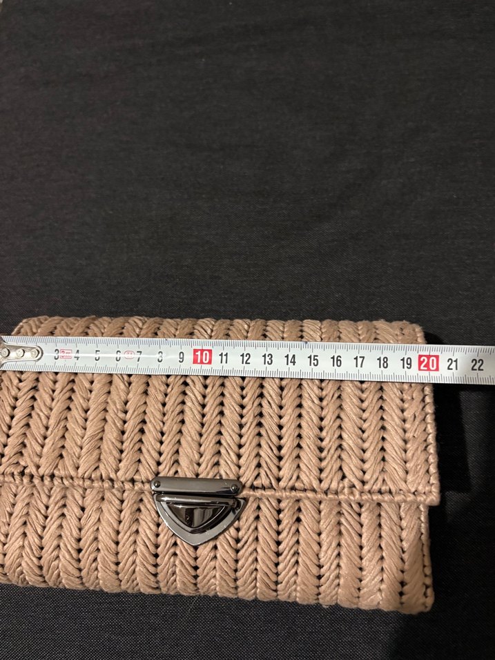 Bej Örgü Kadın Çanta - Görsel 2
