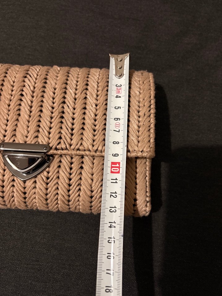 Bej Örgü Kadın Çanta - Görsel 4