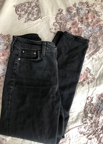 siyah mom Denim Kadın Jean