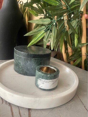H&M home mermer kapaklı kase