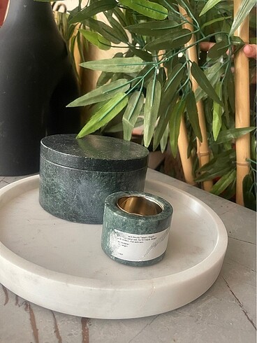 H&M Home H&M home mermer kapaklı kase