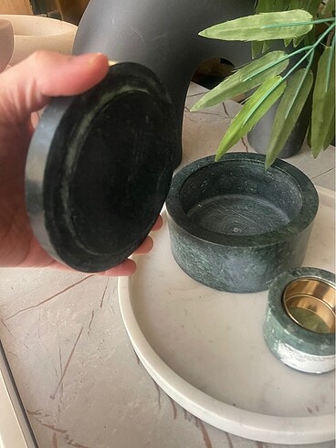 Beden H&M home mermer kapaklı kase