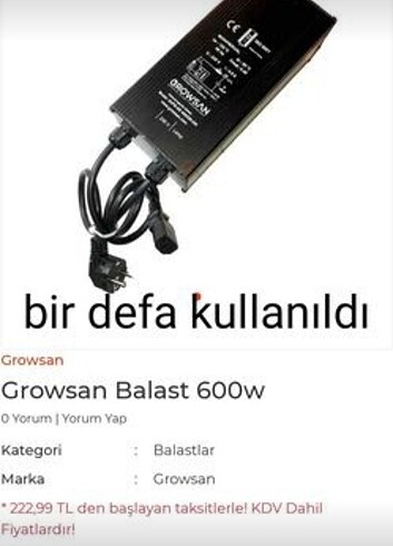 Tüm malzemeler