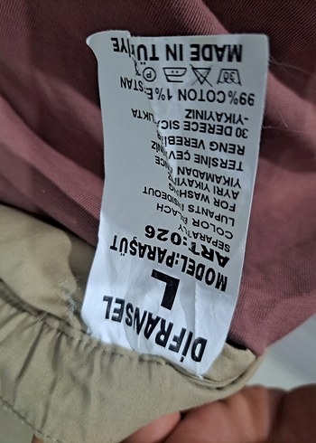 Kemerli Bol Kesim Erkek Kargo Pantolon - Görsel 4