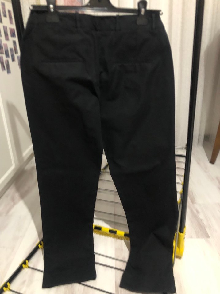 Kadın Siyah Kumaş Pantolon - Görsel 2