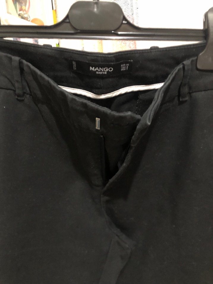 Kadın Siyah Kumaş Pantolon - Görsel 5