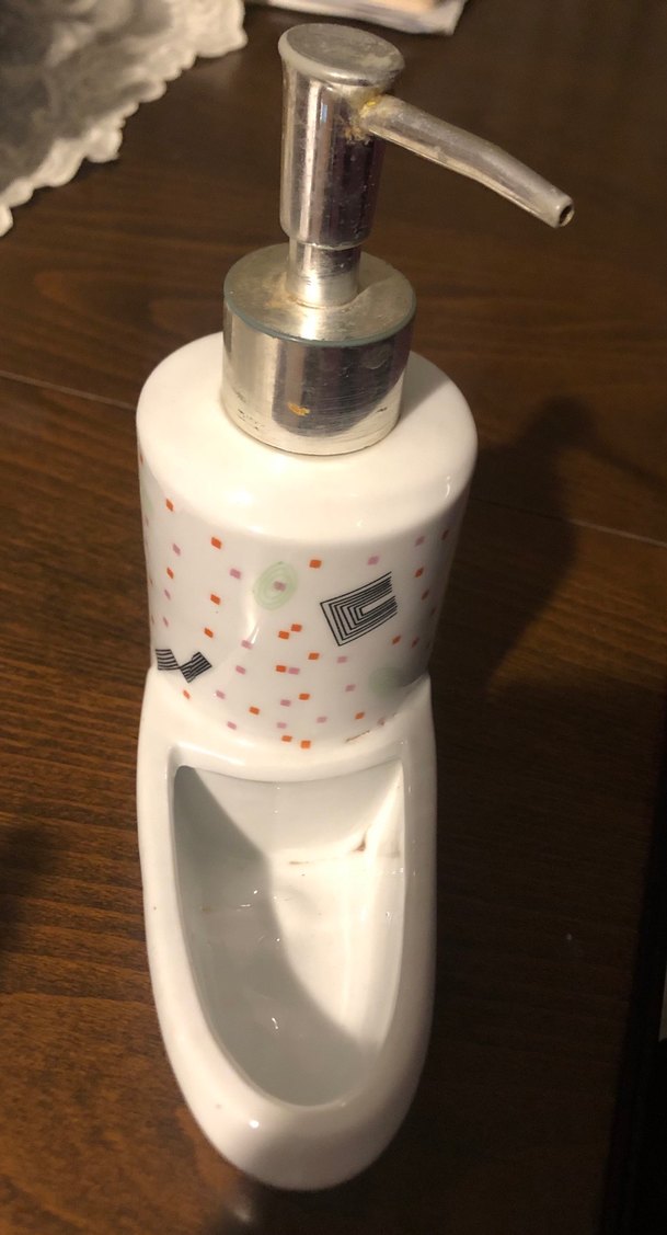 Desenli Sıvı Sabunluk ve Sabunluk Seti - Görsel 3