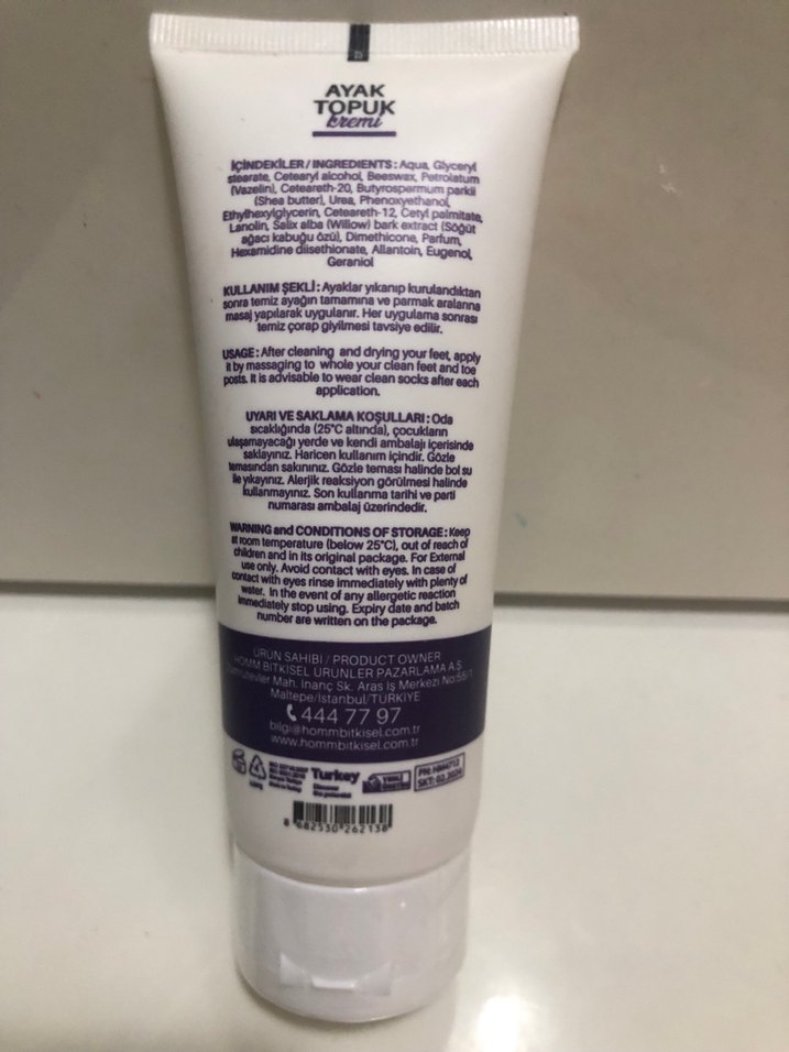 Homm Life Ayak Topuk Kremi 100 ml - Görsel 2