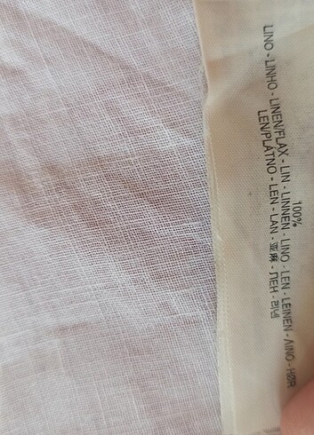Massimo Dutti Beyaz gömlek keten