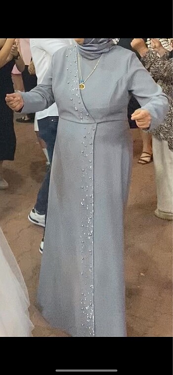 Diğer Gri elbise