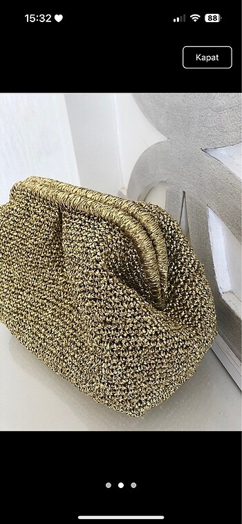 Diğer Gold burslu clutch çanta