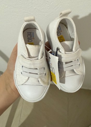 Erkek Çocuk Beyaz Cırt Cırtlı Spor Ayakkabı - Görsel 3