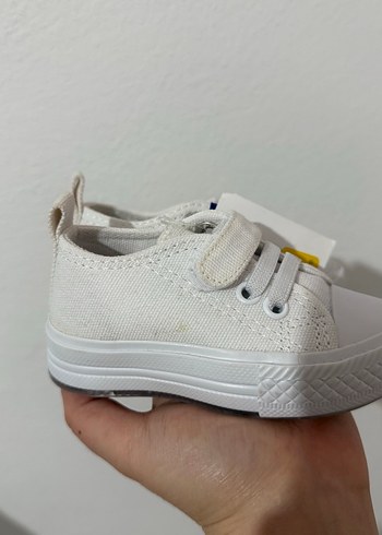 Erkek Çocuk Beyaz Cırt Cırtlı Spor Ayakkabı - Görsel 2