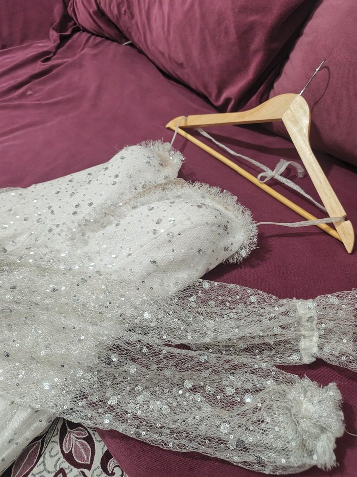 Straplez Uzun Beyaz A-Line Gelinlik - Görsel 3