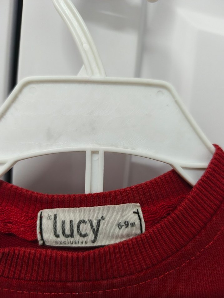 Kırmızı Baskılı Erkek Çocuk Sweatshirt takım - Görsel 4