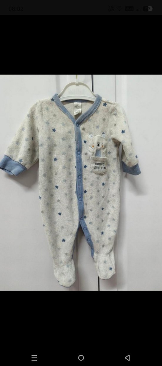 Gri Desenli Bebek Tulum - Görsel 2