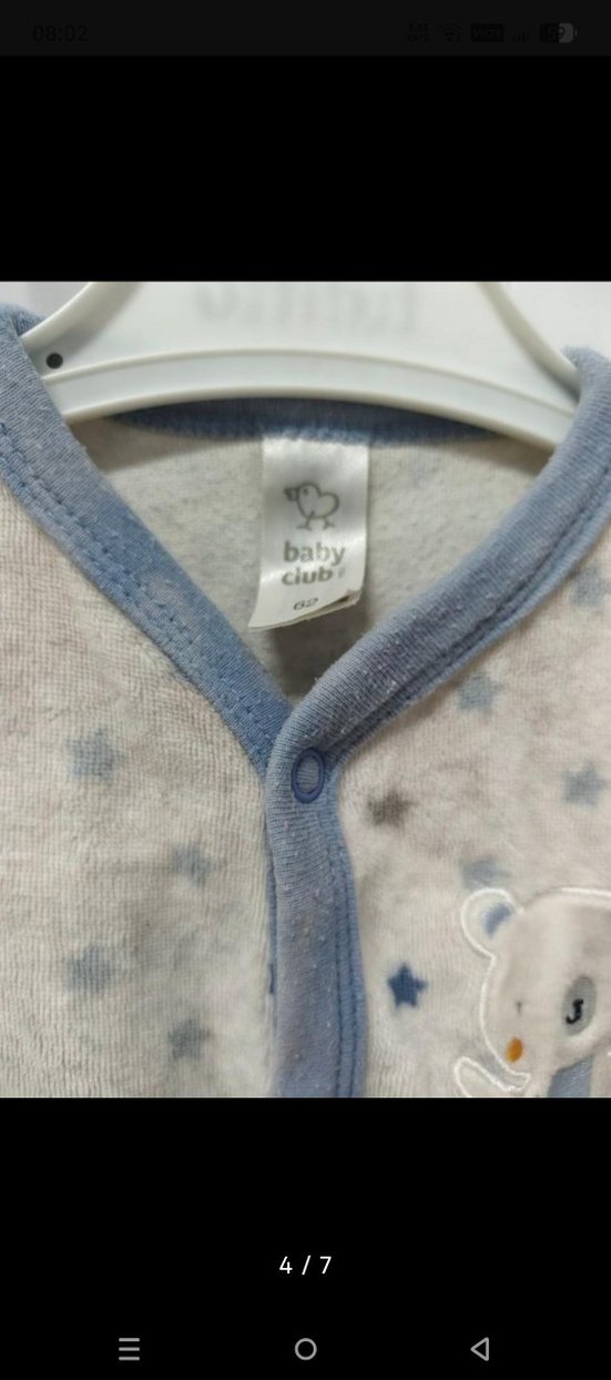 Gri Desenli Bebek Tulum - Görsel 4