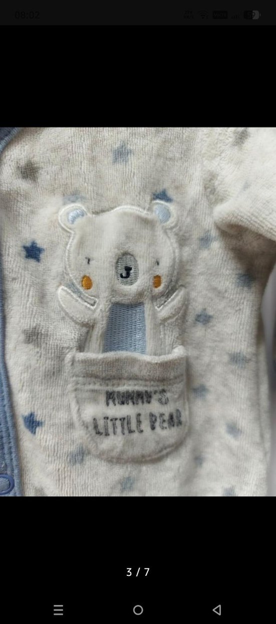 Gri Desenli Bebek Tulum - Görsel 3