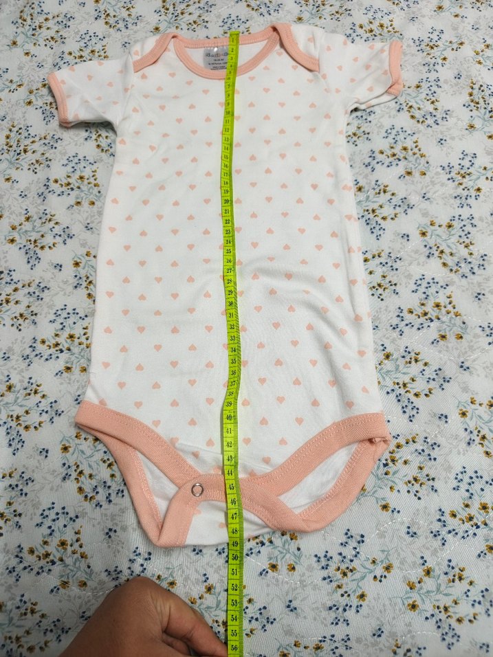 Bebek Kız Kısa Kollu Baskılı 2'li Body - Görsel 5