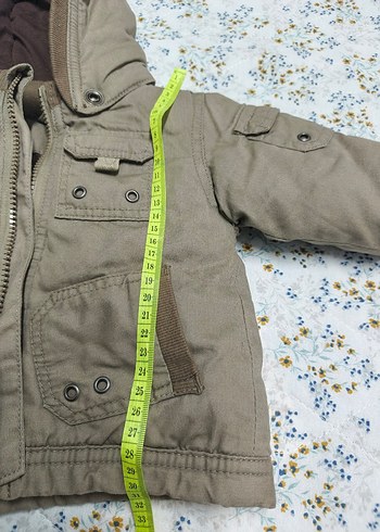 Kahverengi Erkek Çocuk Fermuarlı Ceket bebek mont - Görsel 4