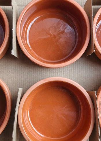 Koyu Kahverengi Seramik Yemek Kabı Seti - Görsel 4