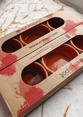 Koyu Kahverengi Seramik Yemek Kabı Seti - Görsel 6