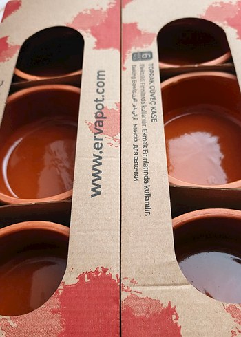 Koyu Kahverengi Seramik Yemek Kabı Seti - Görsel 2