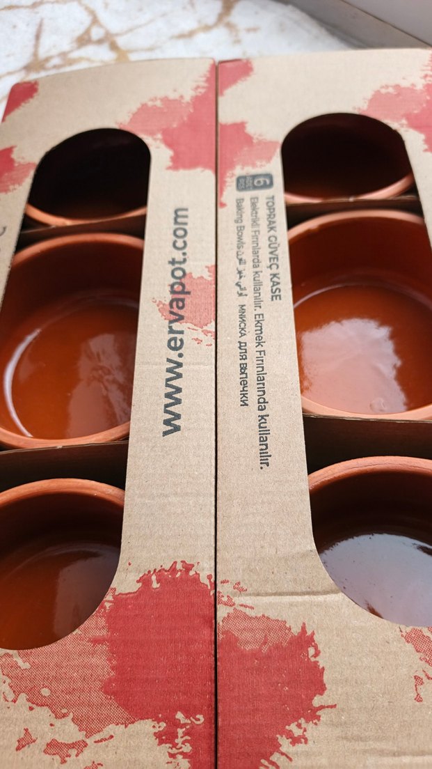 Koyu Kahverengi Seramik Yemek Kabı Seti - Görsel 2