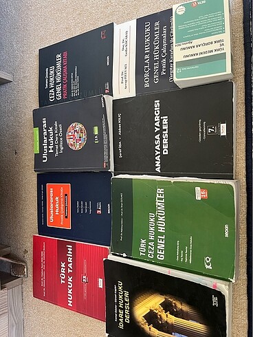 Hukuk Fakültesi 2. Sınıf Kitapları