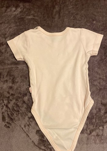 Kısa Kollu Bebek Body Pembe - Görsel 2