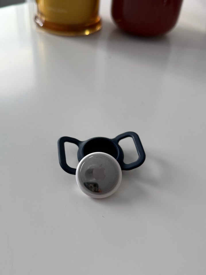 Airtag ve lacivert tasma tutucu - Görsel 2