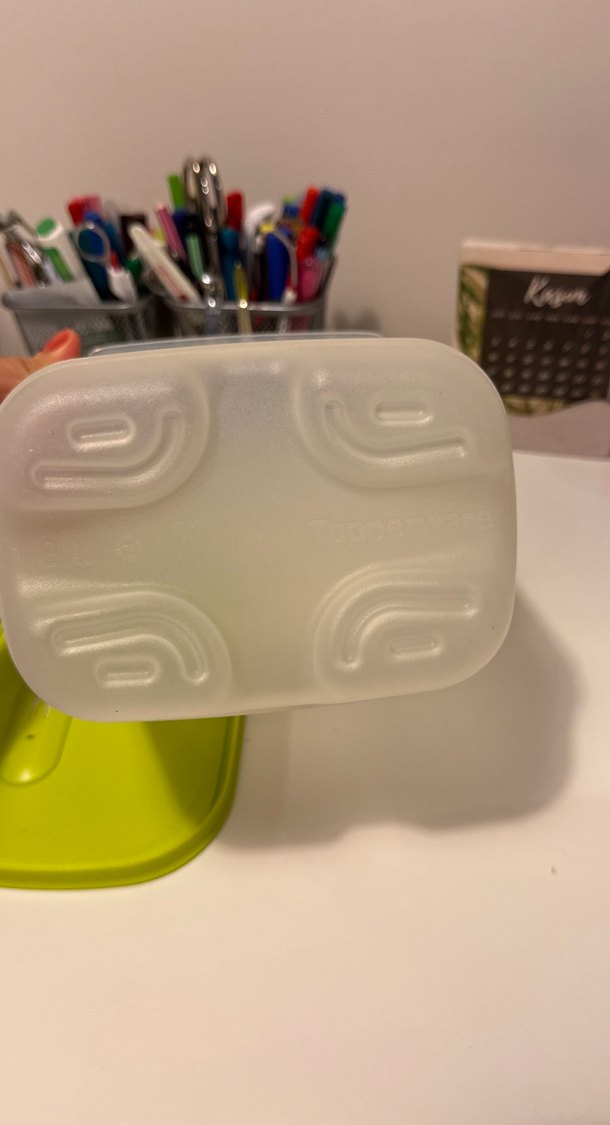 Tupperware sera 1.8 dikey Yeşil Kapaklı Plastik Saklama Kabı - Görsel 5