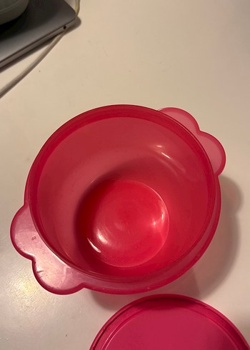Pembe Tupperware Saklama Kabı - Görsel 5