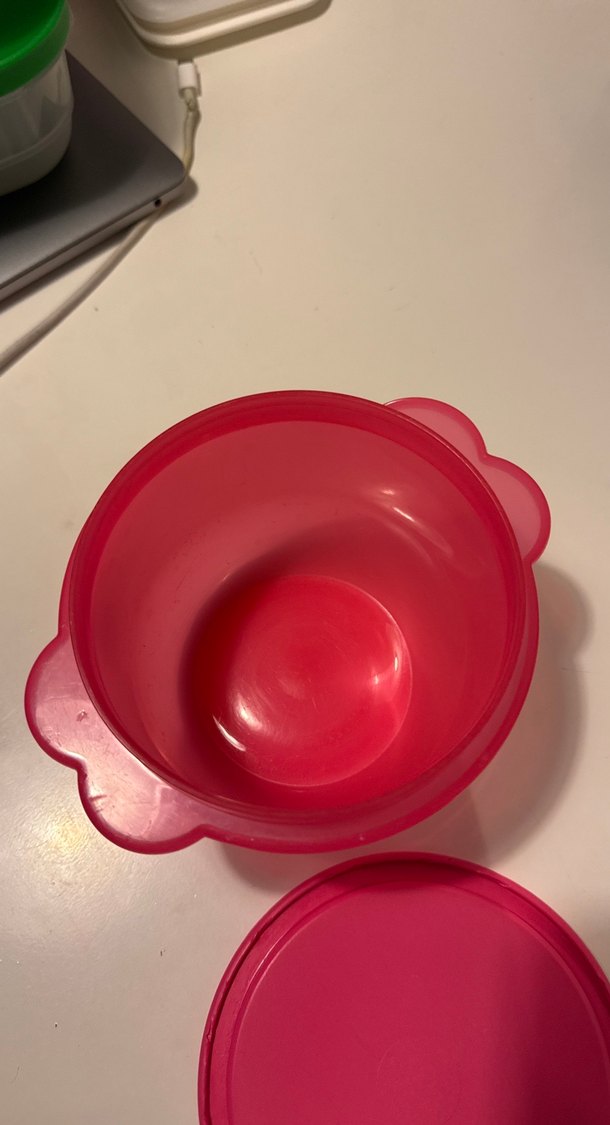 Pembe Tupperware Saklama Kabı - Görsel 5