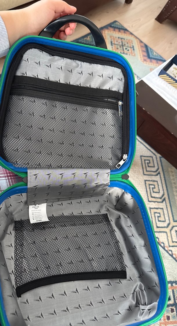 Gri Baskılı caps polo çanta - Görsel 5