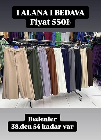 Diğer İmdirmde pantolon beden mevcut 