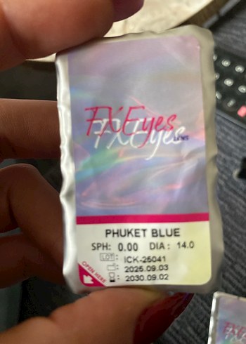 Mavi Gri Takma Kirpik PHUKET blue - Görsel 2