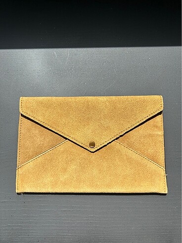 Mango Deri Clutch Çanta