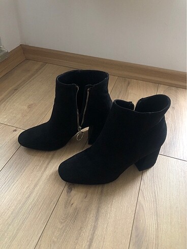 Stradivarius süet bot - Görsel 2