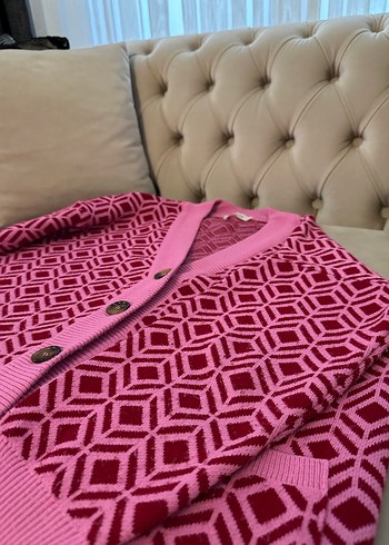 Touche Prive Pembe Hırka - Görsel 6