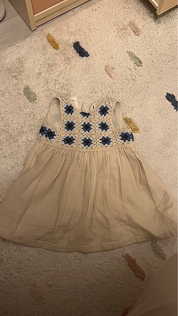 12-18 Ay Beden H&M keten elbise