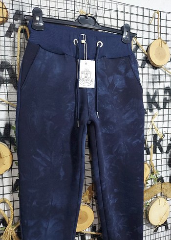 Lacivert batik desenli, #ERKEK #KIZ #KIŞLIK KALIN 3 iplik - Görsel 3