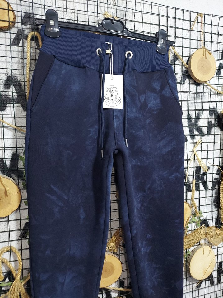 Lacivert batik desenli, #ERKEK #KIZ #KIŞLIK KALIN 3 iplik - Görsel 3