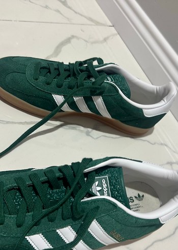 42 Beden yeşil Renk Kadın Yeşil Süet Gazelle Indoor Spor Ayakkabı
