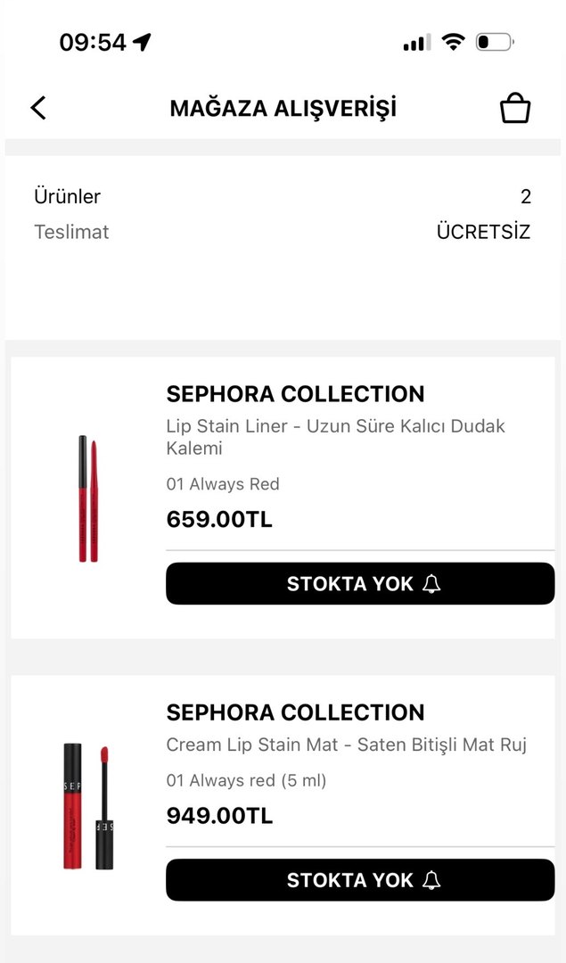 SEPHORA Kırmızı Ruj ve Kalemi - Görsel 2