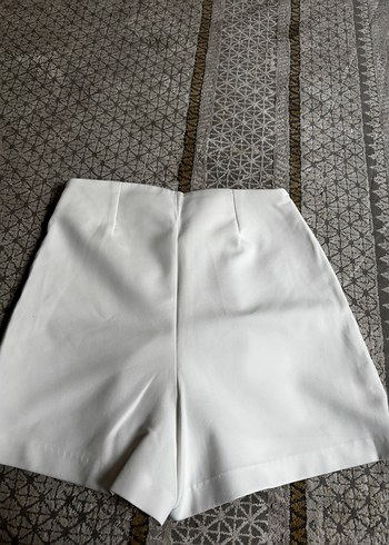 Zara Beyaz şort Etek - Görsel 3