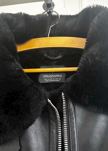 Stradivarius içi yünlü ceket - Görsel 3