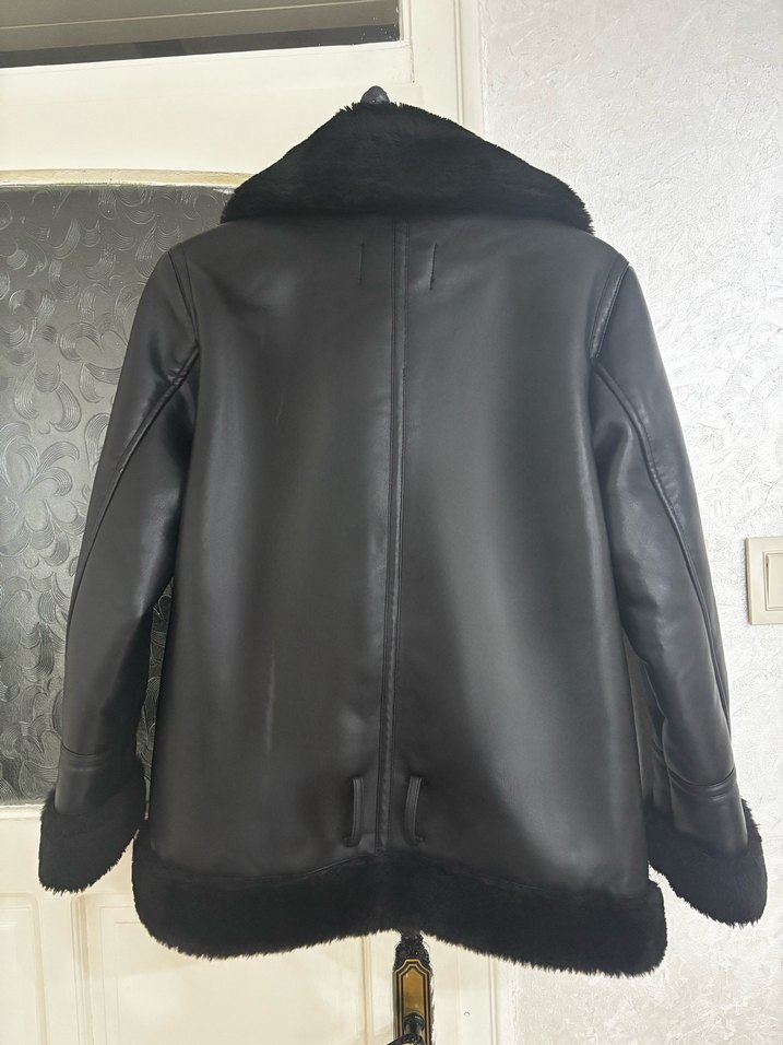 Stradivarius içi yünlü ceket - Görsel 2