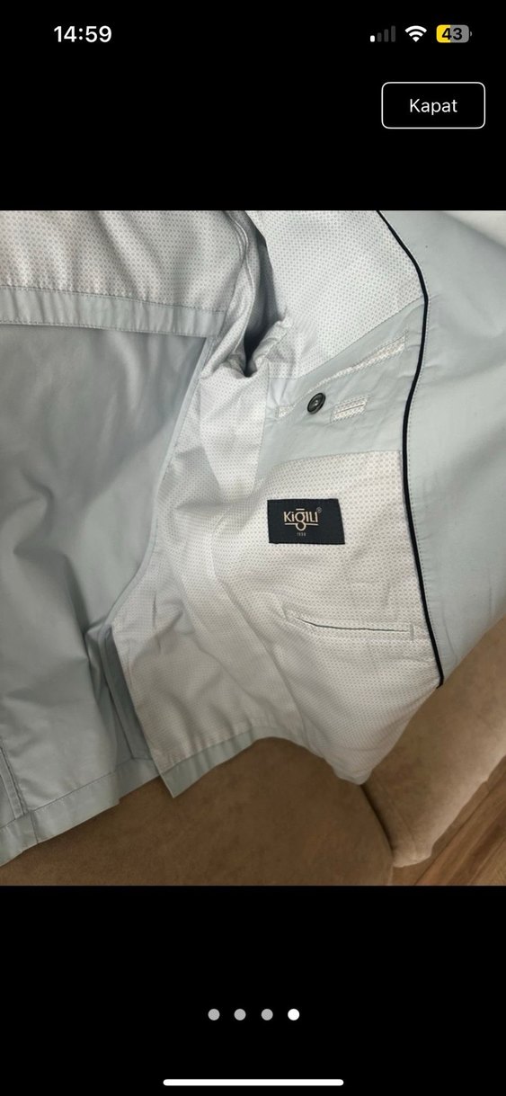 Kiğilı erkek blazer ceket - Görsel 5